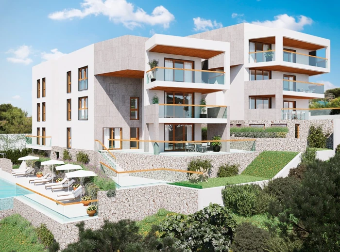 Can Estadé: New build ground floor apartment with private garden close to the beach-10