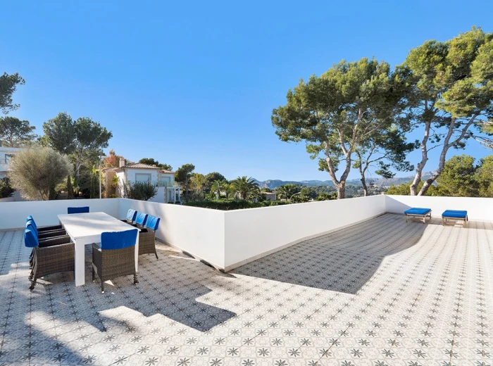 Private luxury villa with partial sea views-11