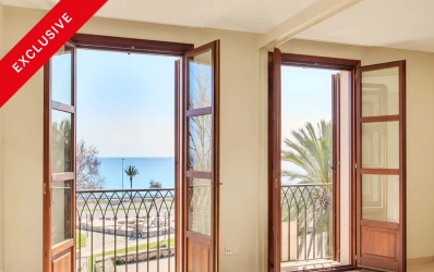 Hoogwaardig appartement met balkon en uitzicht op zee, oude stad - Palma de Mallorca