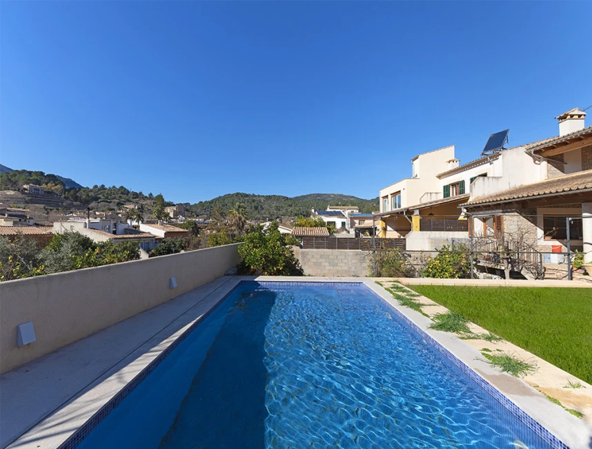 Charming village house with pool and mountain views-3