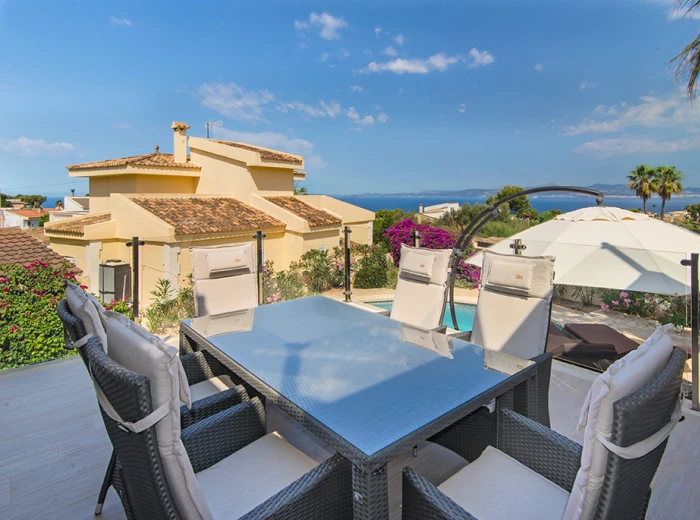 Mediterranean villa with stunning sea views in Bahia Azul-13