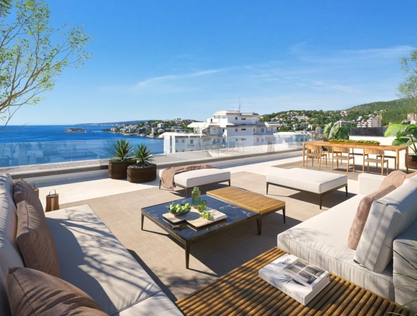 Ever Marivent: Breathtaking new build penthouse with stunning sea views-15