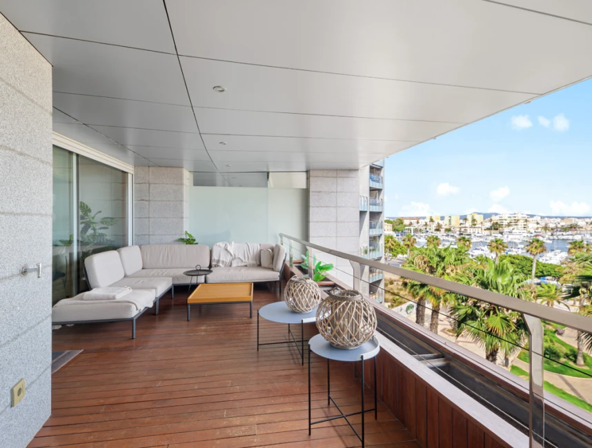 Appartamento di lusso con terrazza vista mare a Portixol-7