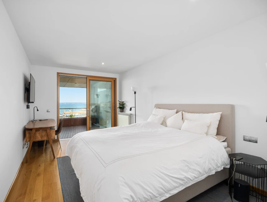 Luksusowe mieszkanie z tarasem z widokiem na morze w Portixol-10