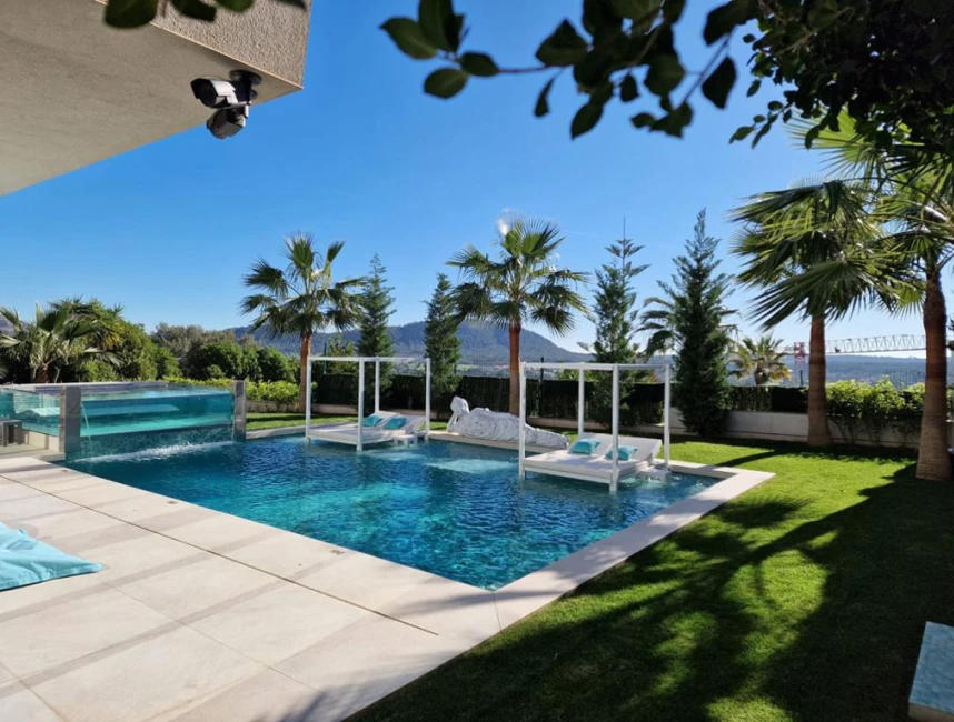 Modern family villa with beautiful views-15