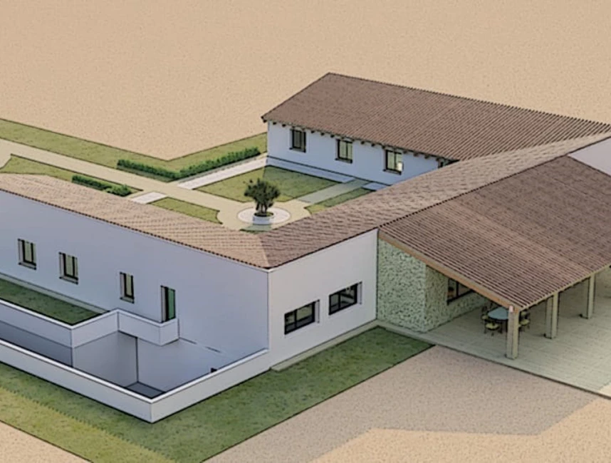 Nieuw gebouwd, zelfvoorzienend landhuis in Santa Maria-6