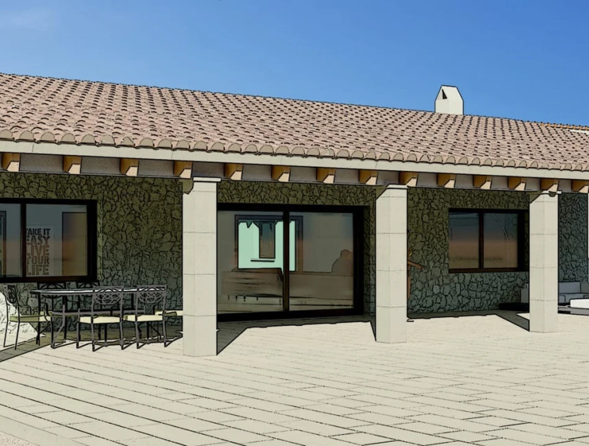Nieuw gebouwd, zelfvoorzienend landhuis in Santa Maria-8