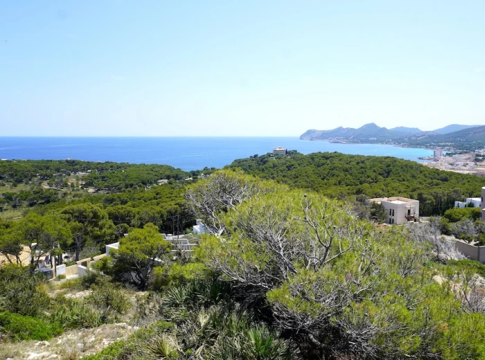 Baugrundstück mit Meer- und Panoramablick in Els Pelats, Cala Ratjada-1