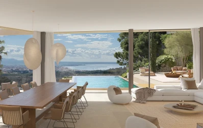 Solar edificable amb vistes al mar i llicència a Son Vida, Palma de Mallorca