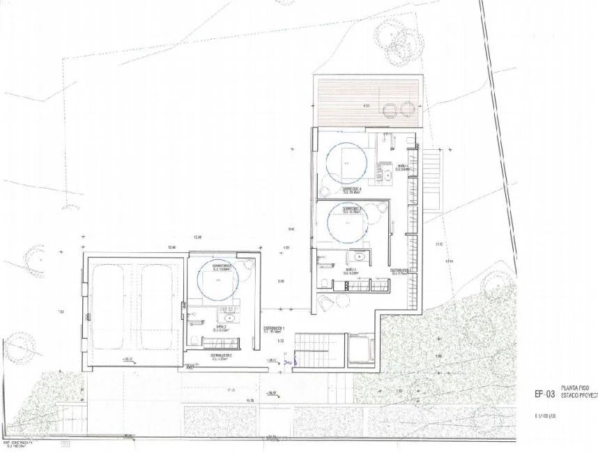 Plot with building project of a modern villa in Font de sa Cala-6