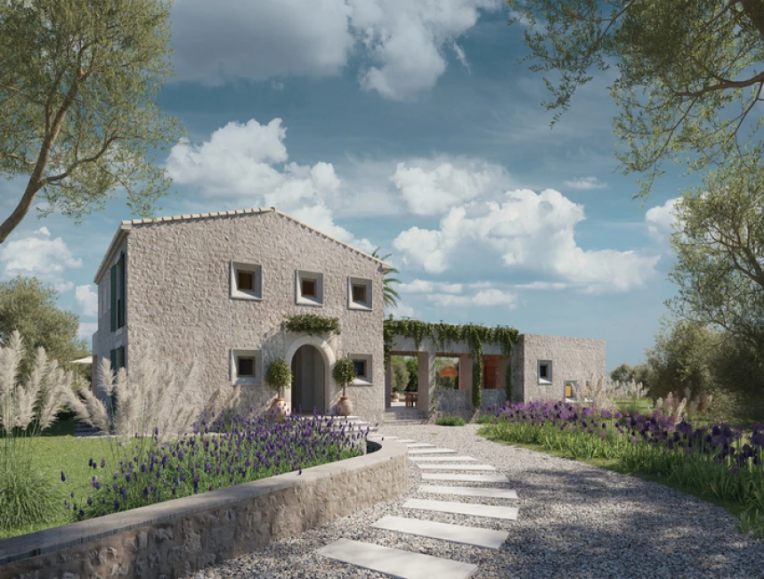 New development: New construction project close to the natural beach of Cala Mondrago-1