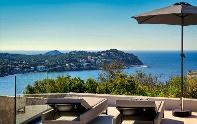 Villa ultramoderne avec vue sur la mer à Santa Ponsa