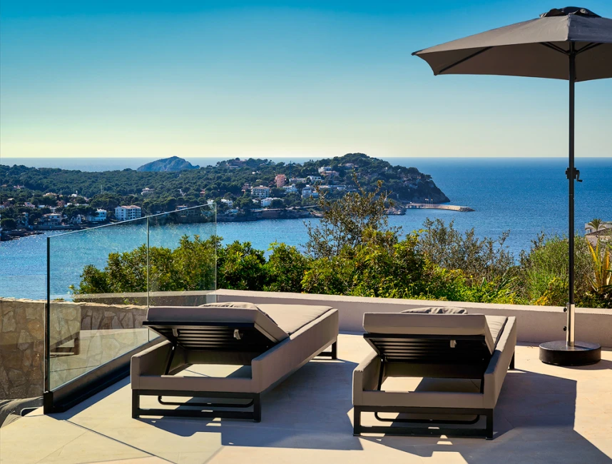 Villa ultramoderne avec vue sur la mer à Santa Ponsa-1