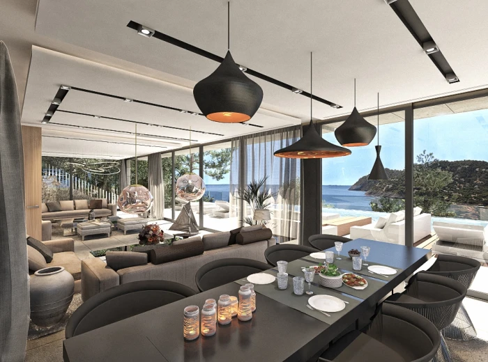 Representativ villa med underbar havsutsikt i Canyamel-3