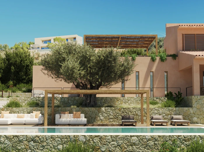 Neubau-Projekt: Mediterrane Luxus Villa mit Meerblick-2