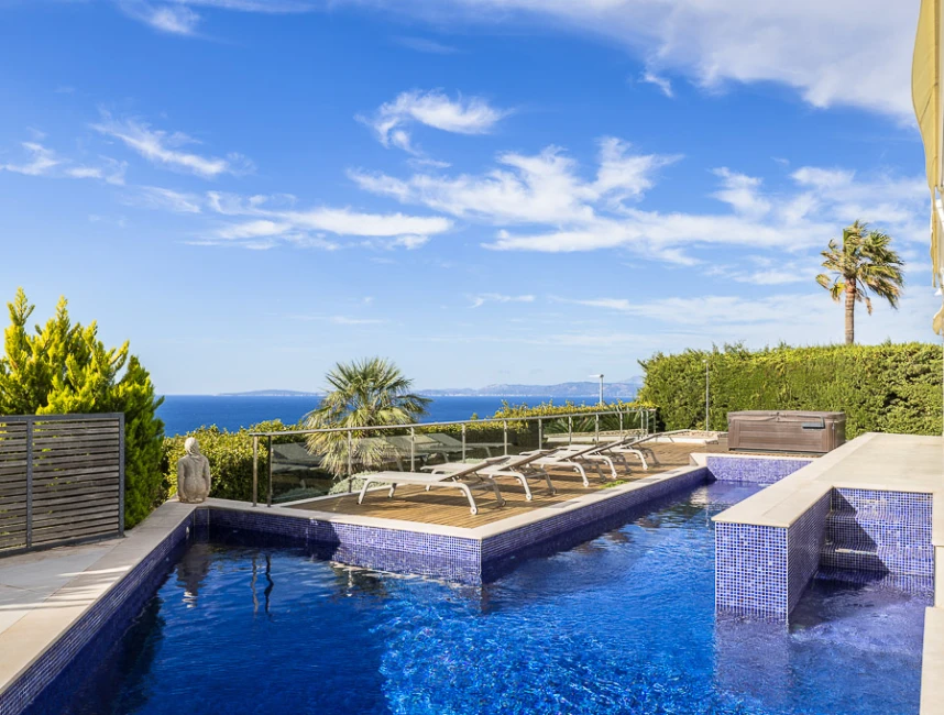 Modern villa top located and superb Bay views in Bahia Azul-16