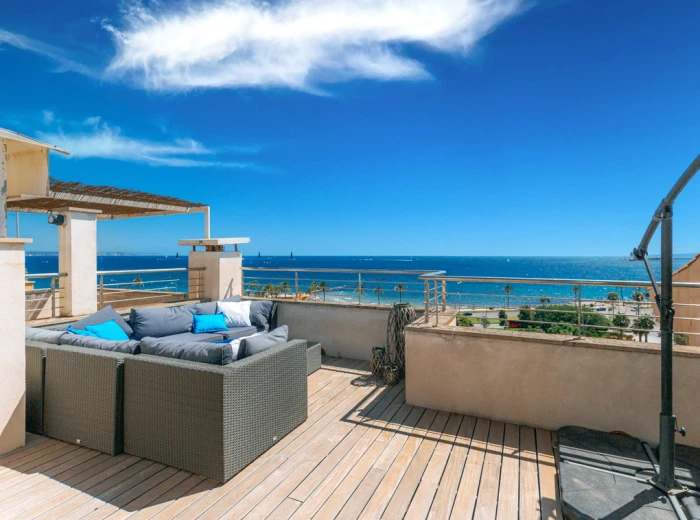 Duplex penthouse with sea view terraces-11