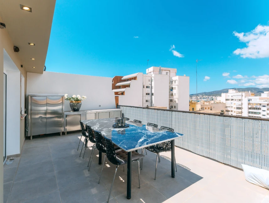 Penthouse avec terrasse impressionnante, ascenseur et parking - entre Portixol et la vieille ville - Palma de Mallorca-7