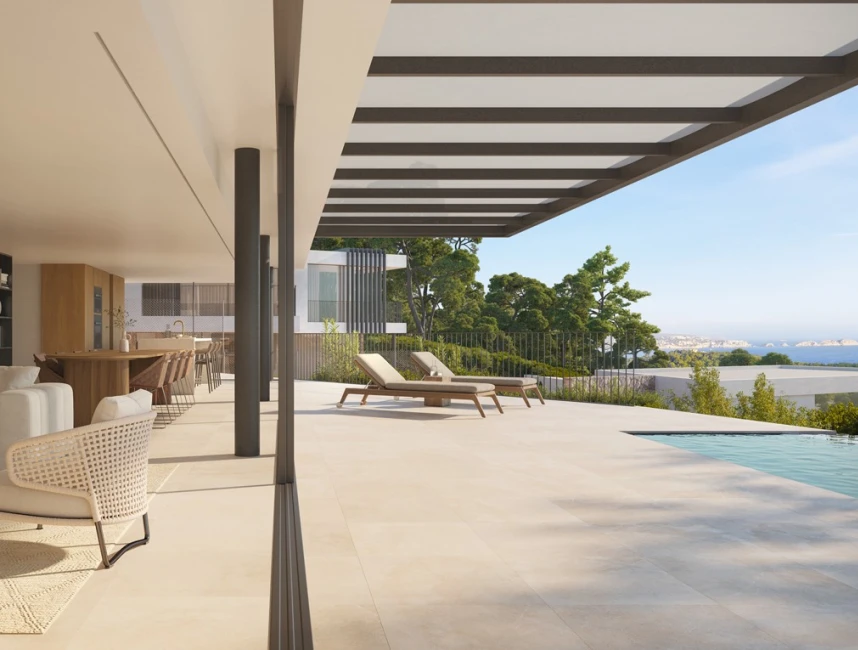 Bonavida: Stunning new-build villa with private pool and fantastic sea views-4