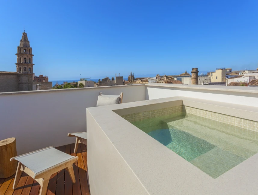 Designer townhouse with sea view terrace in Palma de Mallorca - Old Town-17