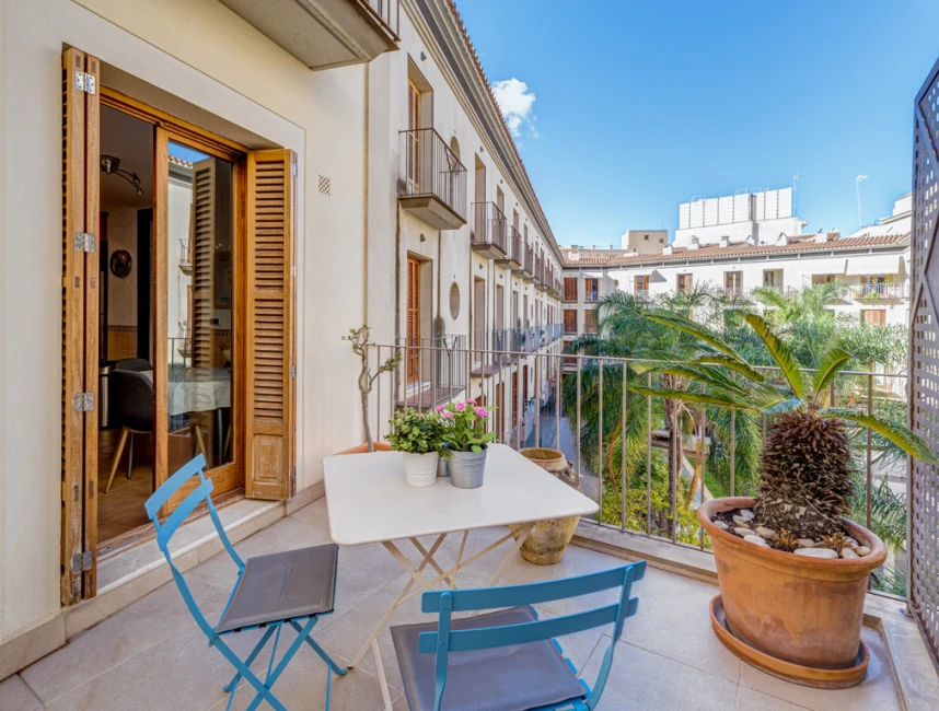 Eccellente appartamento con terrazza, ascensore e parcheggio nel centro storico - Palma di Maiorca-1