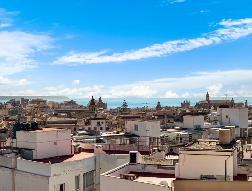 Stilvoll renoviertes Penthouse mit Terrassen, Aussicht und Lift, Altstadt - Palma de Mallorca-9