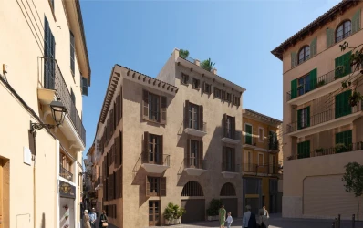 Une vie moderne dans une ambiance historique : Projet de rénovation unique avec licence dans la vieille ville - Palma de Majorque
