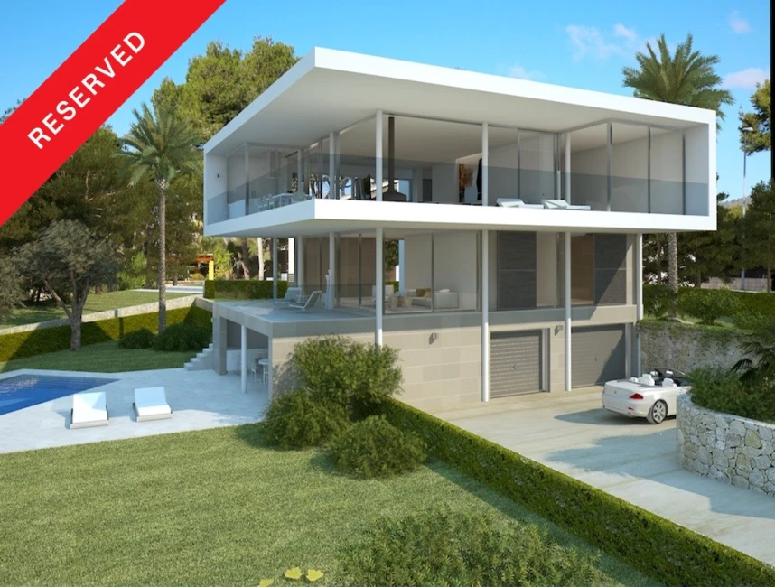 Villa minimaliste de style moderne près de la plage à Costa de los Pinos-1