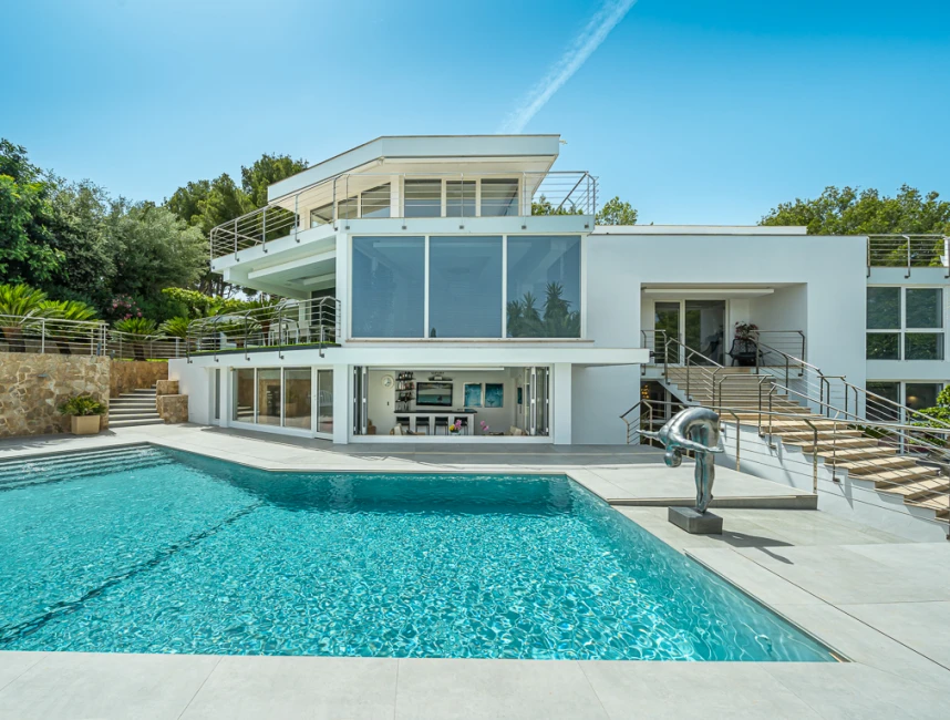 Ruime moderne villa met uitzicht op de golfbaan in Son Vida, Palma de Mallorca-3