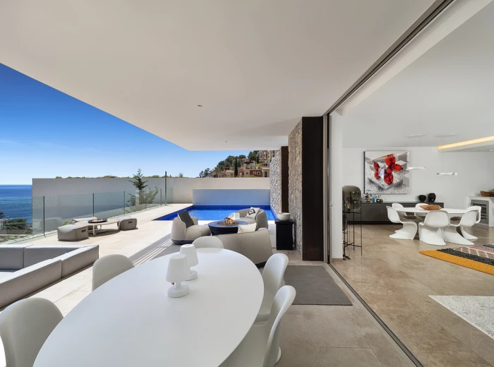 Modern new built villa with sea views-4