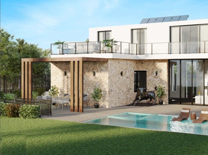Modern new build villa near Es Trenc-1