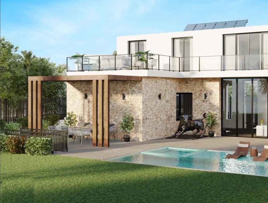 Modern new build villa near Es Trenc-1