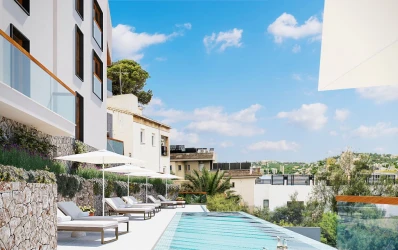 Can Estadé: Appartamento urbano di nuova costruzione con atmosfera da spiaggia