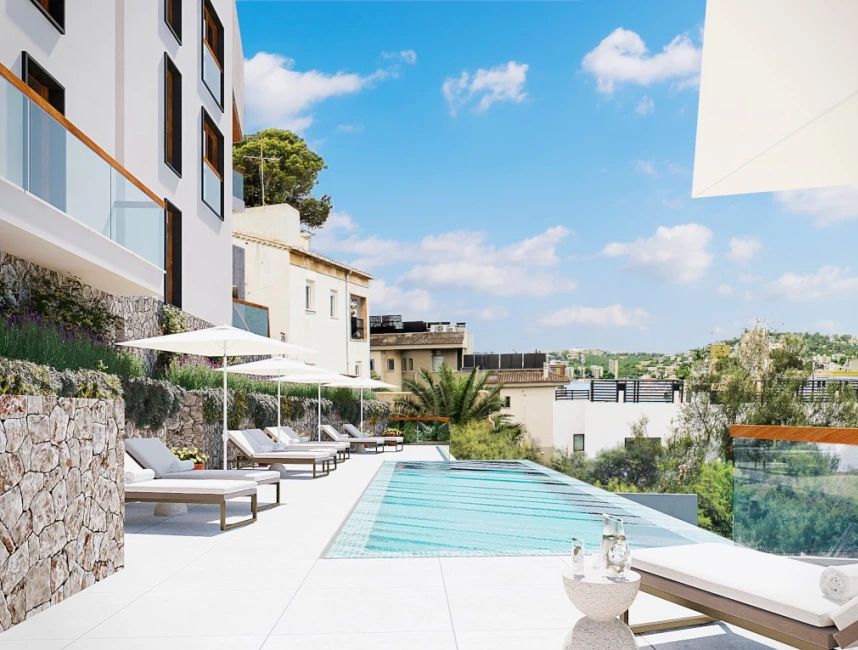 Can Estadé: Urban new build apartment with beach vibes-1