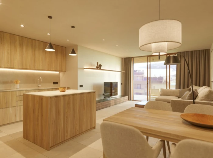Can Estadé: Urban new build apartment with beach vibes-4