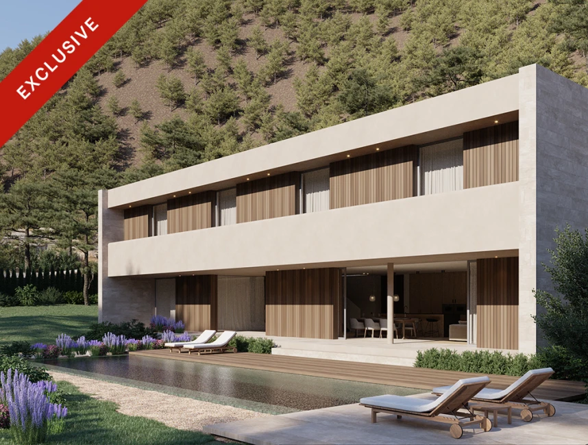 Moderne villa in aanbouw met uitzicht in Son Vida, Palma de Mallorca-1