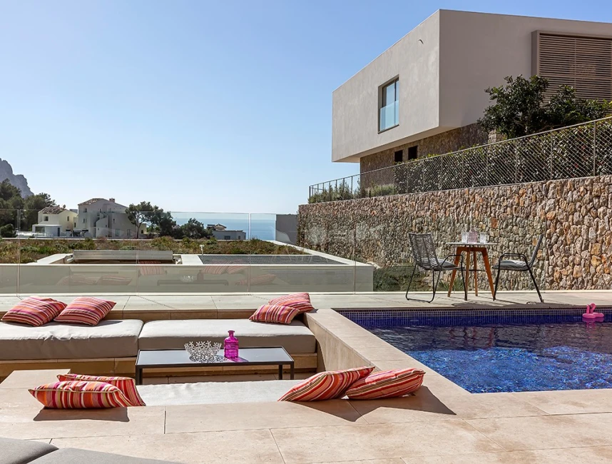 Villa moderne avec vue sur la mer dans un complexe de luxe-21