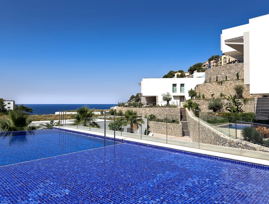 Villa moderne avec vue sur la mer dans un complexe de luxe-4