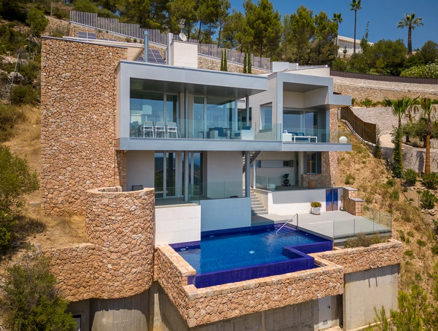 Modern villa med havsutsikt i Son Vida, Palma de Mallorca-25
