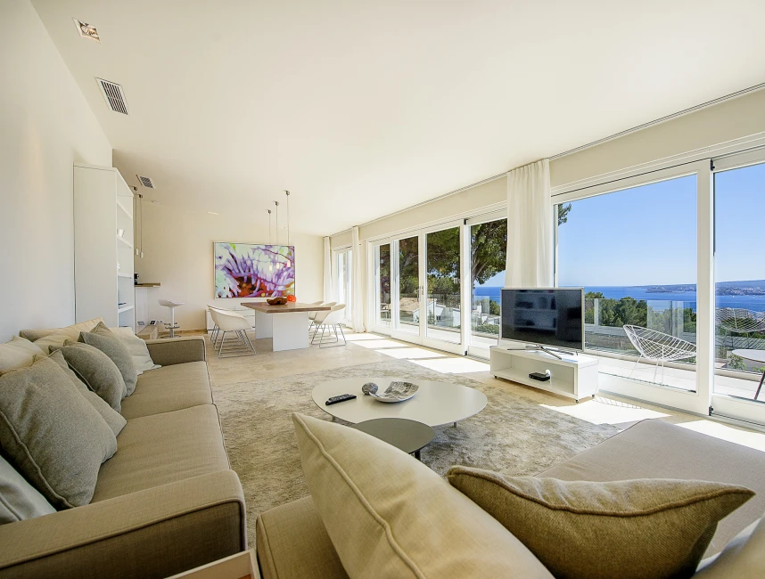 Le bonheur avec une vue panoramique : Villa de vacances moderne à Portals Hills ETV/4730-5