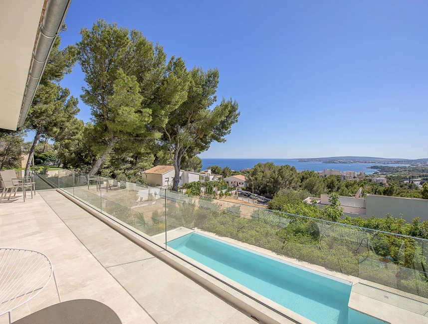Le bonheur avec une vue panoramique : Villa de vacances moderne à Portals Hills ETV/4730-20