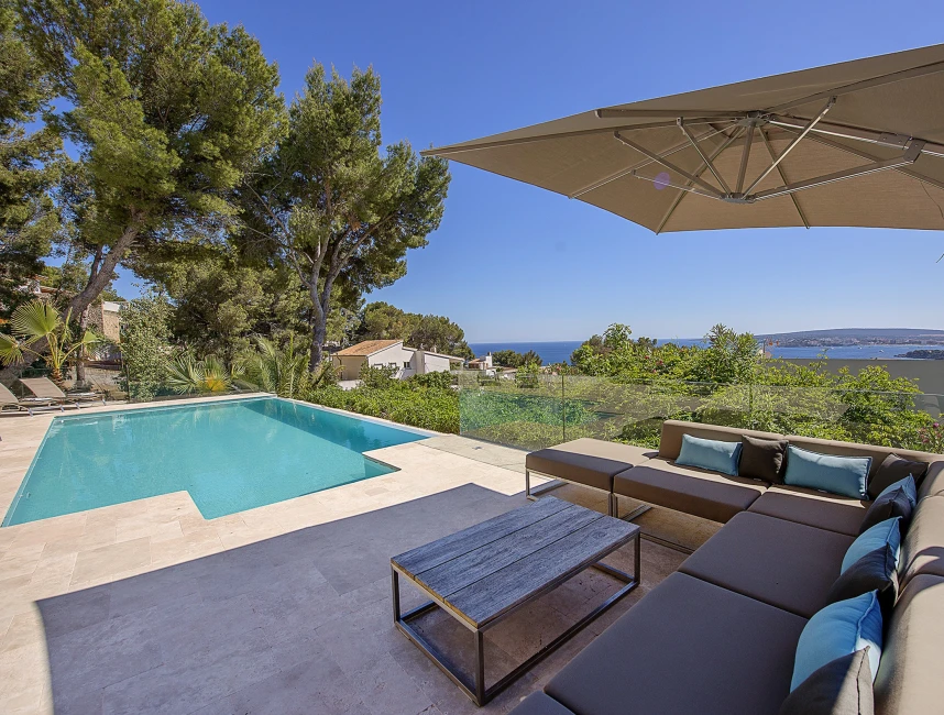 Beatitudine con vista panoramica: Moderna villa per vacanze a Portals Hills ETV/4730-19