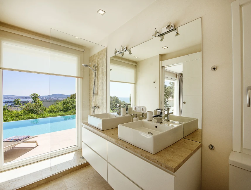 Beatitudine con vista panoramica: Moderna villa per vacanze a Portals Hills ETV/4730-12