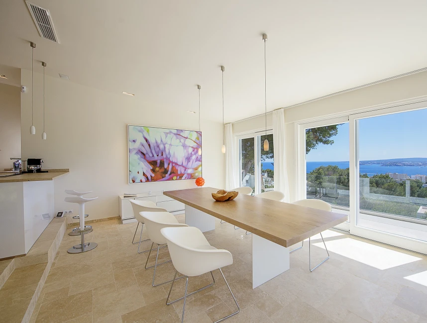 Gelukzaligheid met panoramisch uitzicht: Moderne vakantievilla in Portals Hills ETV/4730-9