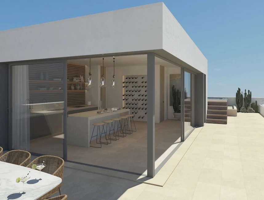 Exklusiv modern villa i den första havslinjen i Porto Cristo-2