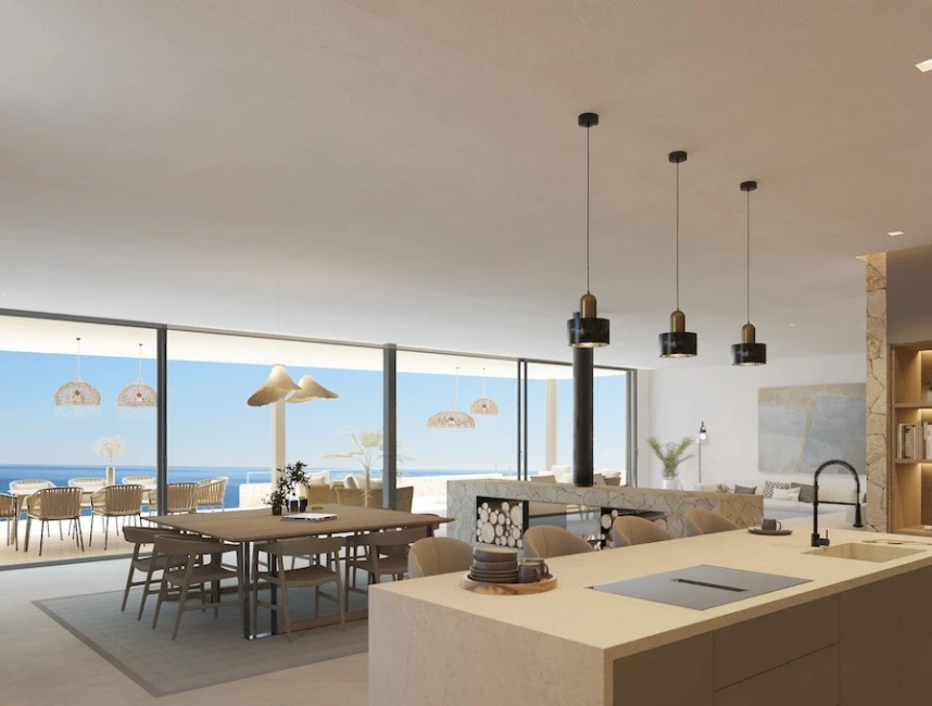 Villa moderna en primera línea de mar en Porto Cristo-4