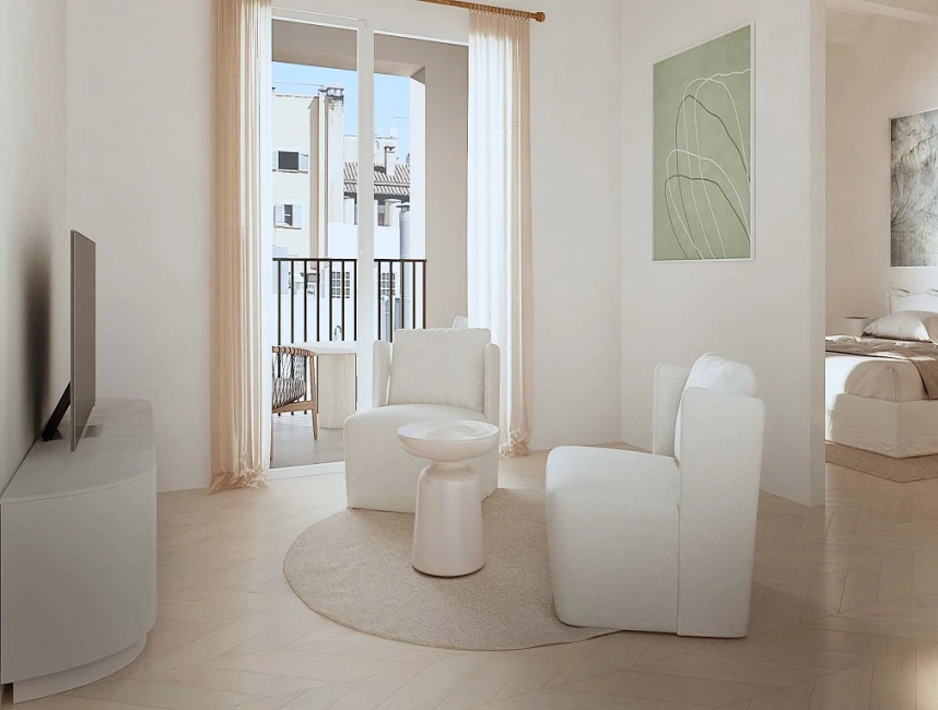 Superbe appartement récemment construit avec parking et ascenseur à Palma de Mallorca, Vieille Ville-4