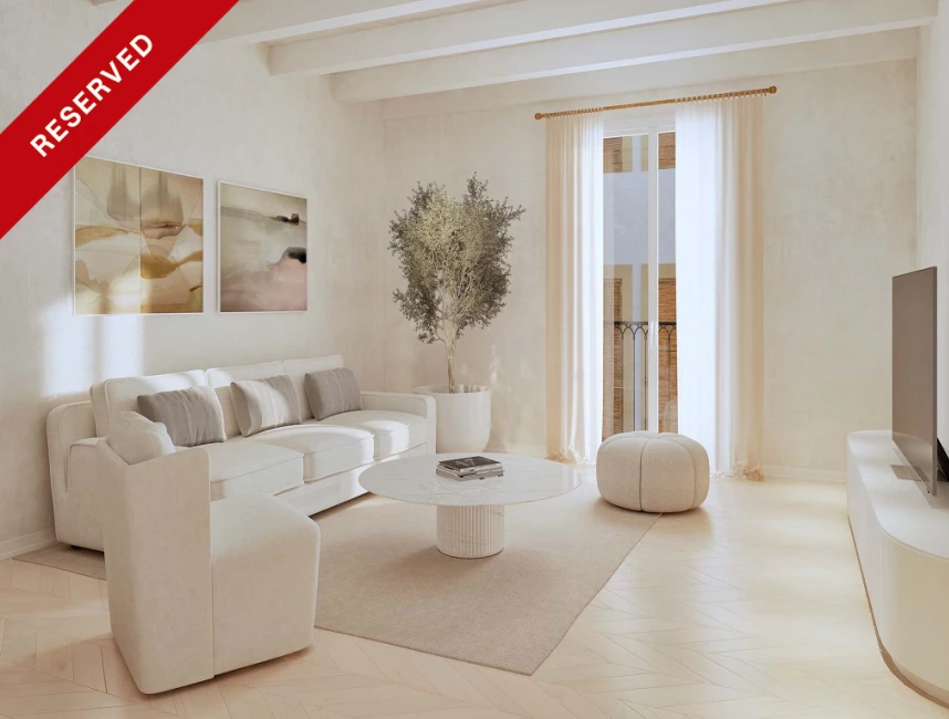 Great newly built flat with parking & lift in Palma, Old Town-1