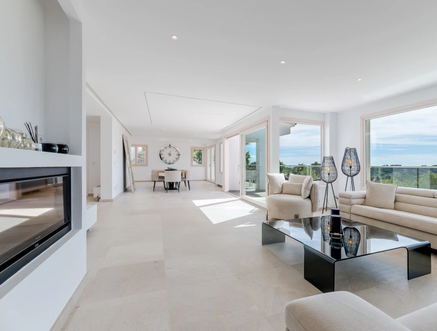 Moderne mediterrane villa met geweldig uitzicht in Son Vida-6