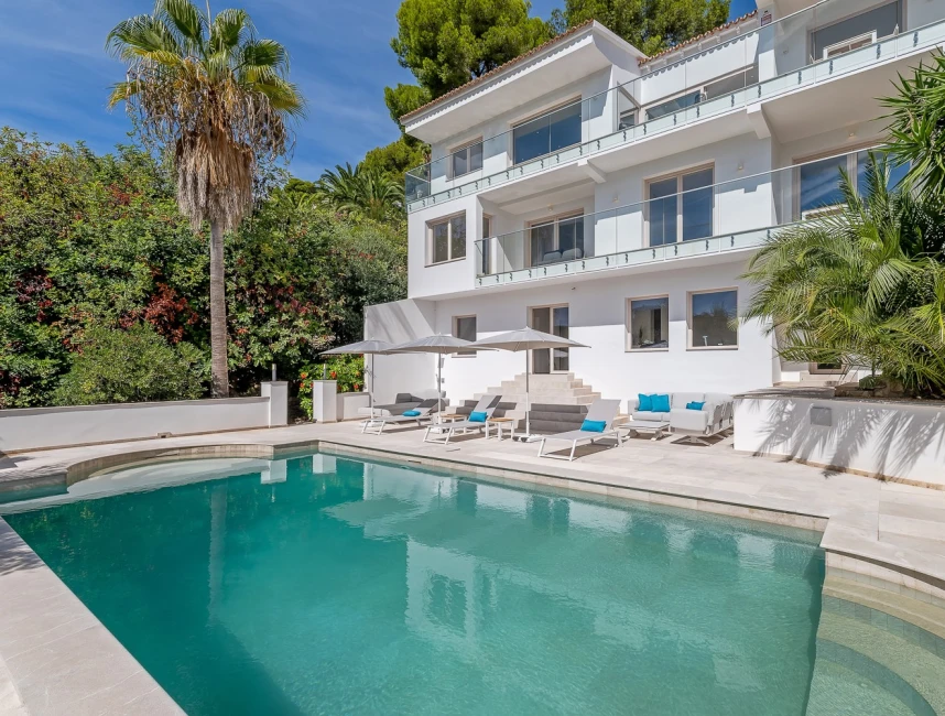 Moderne mediterrane villa met geweldig uitzicht in Son Vida-2